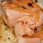 Saumon laqué à la sauce soja