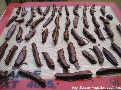 Orangettes au chocolat