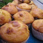 Muffins chocolat blanc et noix de macadamia
