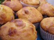 Muffins chocolat blanc et noix de macadamia de Pascale