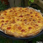 Quiche aux tomates cerises