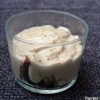 Verrine de confit de canard à la purée mousseuse de châtaignes