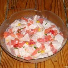 Salade de poisson cru à ma façon