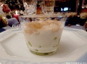 Tartare de Saint Jacques, avocats et concombre en verrines