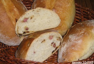 Pain aux lardons