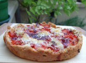 Tarte tomates zahtar parmesan