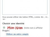Copie d'écran Commentaires Blogger Blogger, les commentaires et le suivi des commentaires