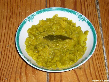 Image Papilles et Pupilles - Dal aux poireaux et aux pois cassés