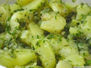 Salade de pommes de terre de Noirmoutier aux herbes