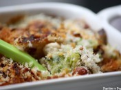 Crumble de courgettes au cumin, noisettes et Parmesan Crumble de courgettes au cumin, noisettes et Parmesan