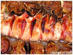 Filet mignon de porc aux figues Filet mignon aux figues