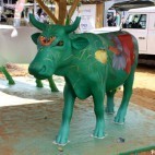 Vache de la cow parade - Bordeaux Vache de la cow parade - Bordeaux