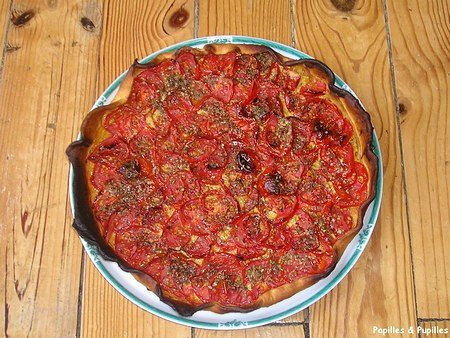 Image Papilles et Pupilles - Tarte tomate