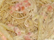 c98d97f5e04be9e87ce384bb5011edc8 Spaghettis au saumon fumé et pointes d’asperges