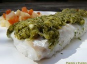 Dos de cabillaud en croûte d’herbes