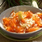 Tagliatelles de carottes et brunoise d’endives à l’orientale