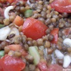 Salade de lentilles à l’orientale