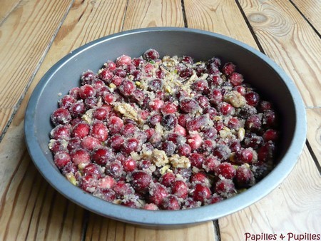 Gâteau aux cranberries