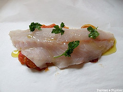 Papillote de bar à la concassée d