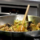 Poulet sauté au gingembre