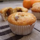Muffins aux zestes d’orange coeur crème de marrons