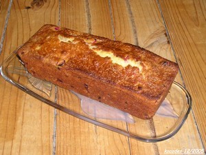 Cake aux noix et aux airelles