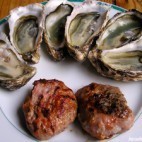 Huitres et crépinettes