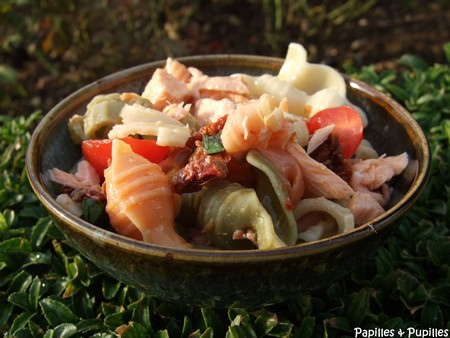 Salade de pâtes au saumon