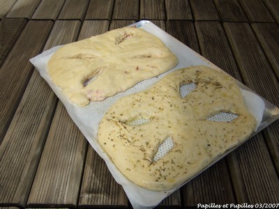Fougasse aux lardons fumés