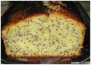Cake aux deux citrons et graines de pavot Cake aux deux citrons et aux graines de pavot