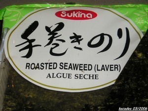 algues nori