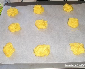 Profiteroles poires anis chocolat