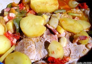 Quasi de veau aux légumes
