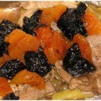 Papillote de veau aux fruits secs
