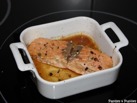 Saumon laqué sauce soja