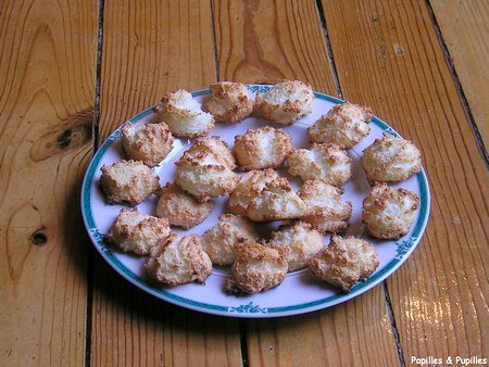 Image Papilles et Pupilles - Congolais - Gâteaux à la noix de coco