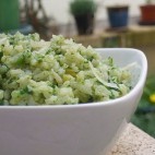 Risotto aux épinards et au fromage de chèvre de Jamie Oliver