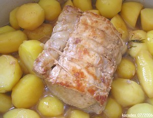 Rôti de porc à l