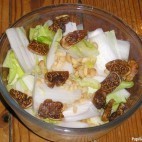 Salade d'endives, figues et noix de Macadamia