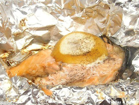 Image Papilles et Pupilles -Saumon en papillote