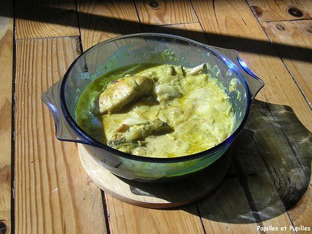 Curry de lapin aux poires Image Papilles et Pupilles -Curry de lapin aux poires