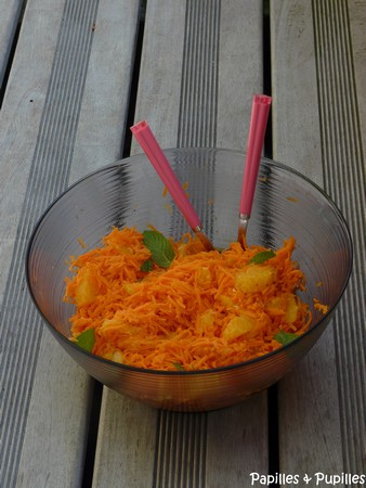 Carottes râpées au jus d