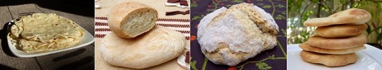 Image Papilles et Pupilles - Pains du Monde pour Goosto : Tortilla, Ciabatta, Irish Soda Bread, Pains pita