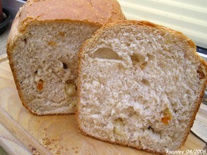 Pain aux abricots et noix de macadamia en MAP