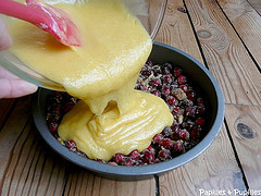 Gâteau aux cranberries