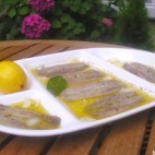 Sardines fraîches marinées à l’huile d’olive et au citron