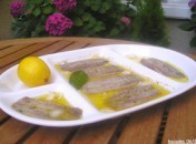 Sardines fraîches marinées à l’huile d’olive et au citron