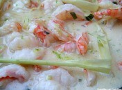 Crevettes au lait de coco