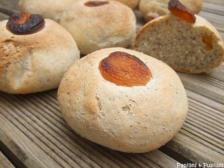 Petits pains abricot pavot