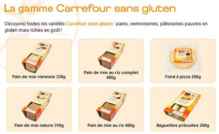 Carrefour sans gluten